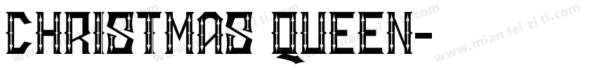 Christmas Queen字体转换